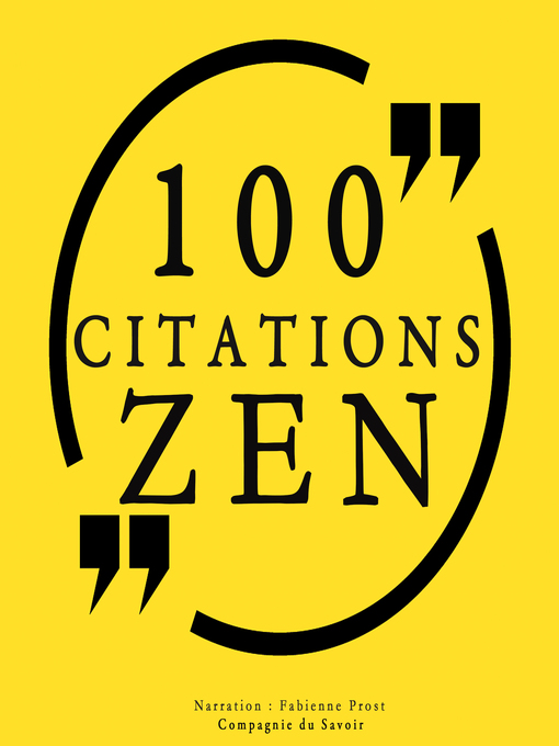 Title details for 100 citations zen by Bouddha - Available